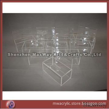 Transparent Acrylic/Perspex Coins Collection Box